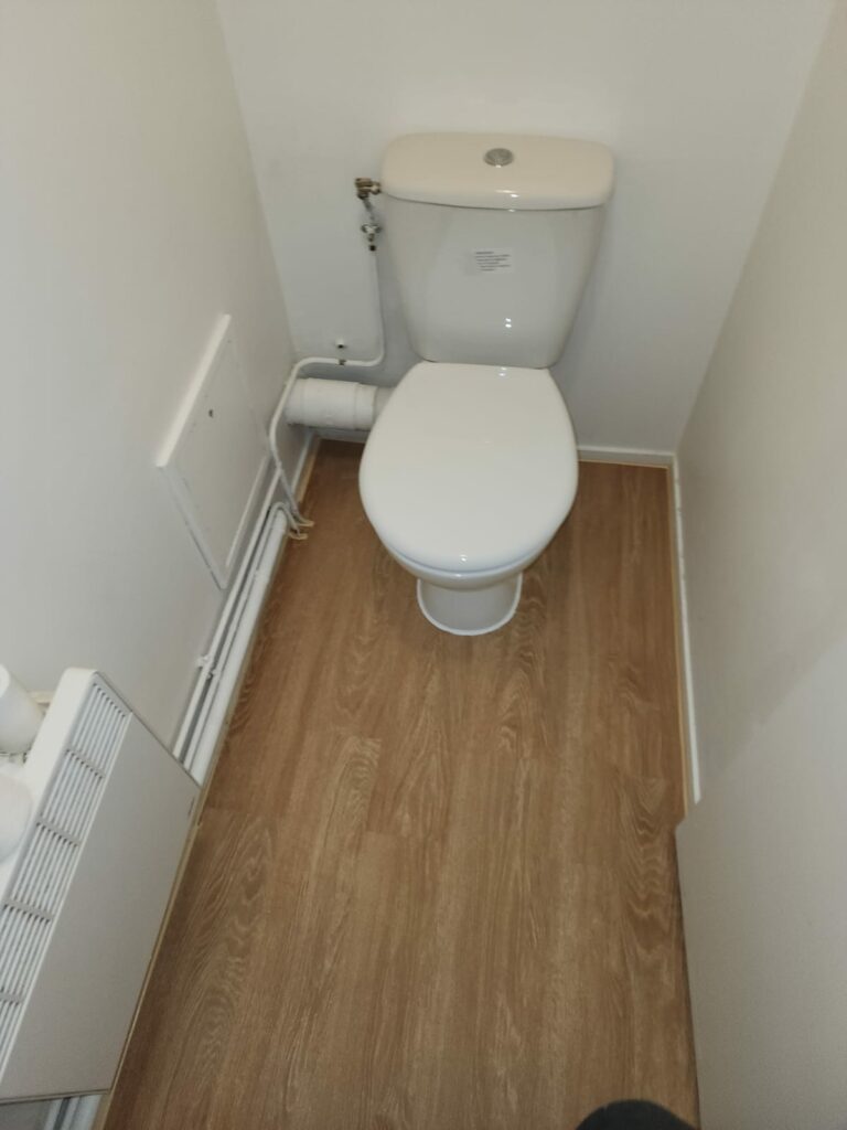 Création d'une toilette