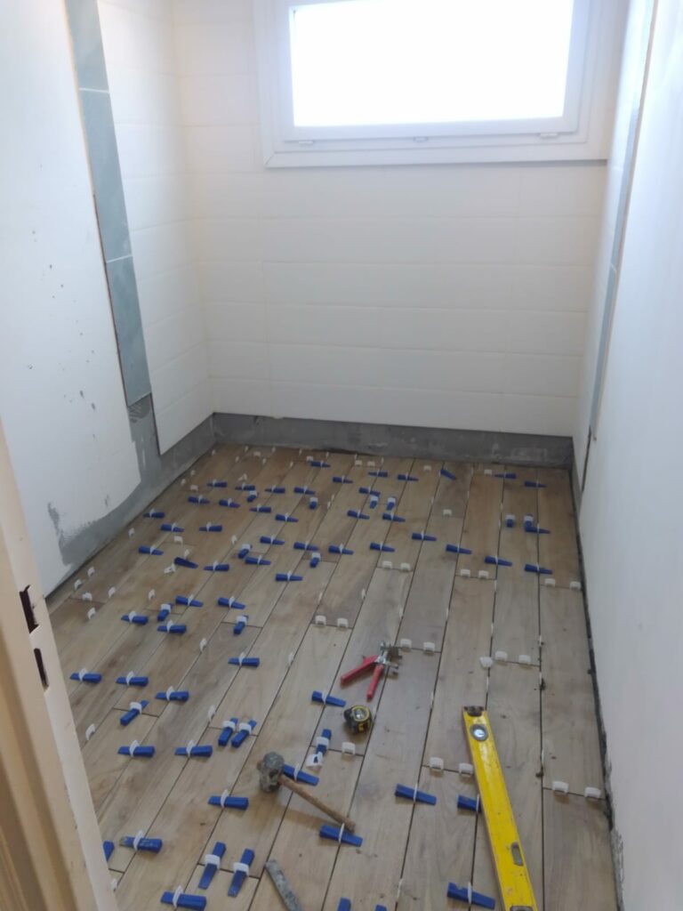 Pose du parquet